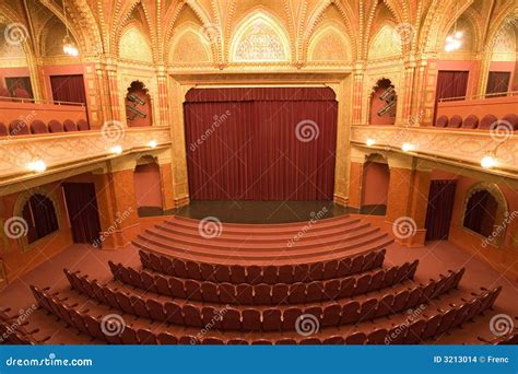 Old cinema interiors stock photo. Image of ornamental - 3213014