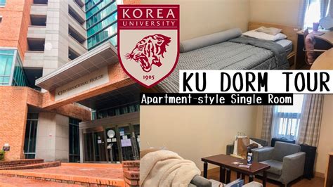 🐯 Korea University CJ International House Single Room | Uni Dorm Tour - YouTube