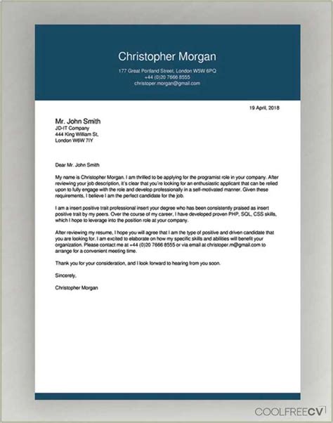 Resume And Cover Letter Attachments Blank Email Body - Resume Example ...