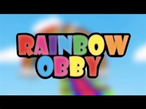 ROBLOX - Rainbow Obby - YouTube