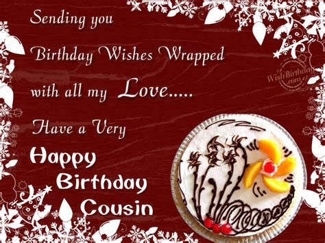 Birthday Wishes For Cousin - WishBirthday.com