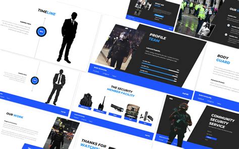 Security Guard Powerpoint Template #193471 - TemplateMonster