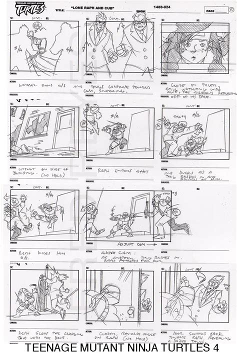 Fred Reyes Storyboard Portfolio: TEENAGE MUTANT NINJA TURTLES