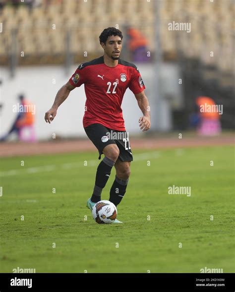 Omar Marmoush of Egypt during Morocco versus Egypt, African Cup of ...