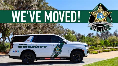 Community Alert: Pasco Sheriff’s Office has moved! - Pasco Sheriff's ...