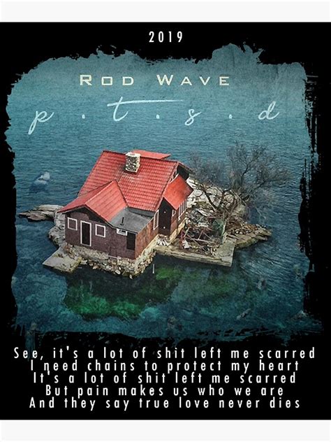 "rod wave - ptsd " Poster for Sale by Coveney18 | Redbubble