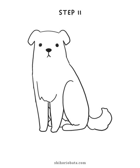 How to Draw a Dog: Easy Step by Step Tutorial | Dog drawing simple, Cute dog drawing, Cute easy ...