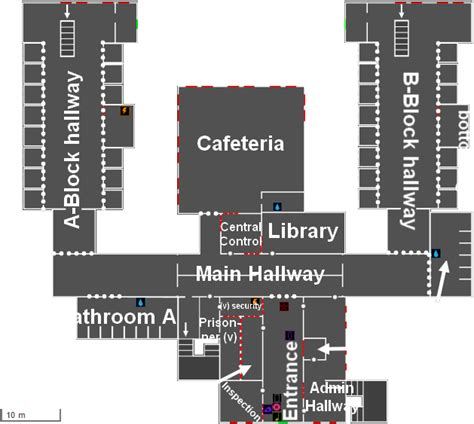 Map Prison - Phasmophobia FR