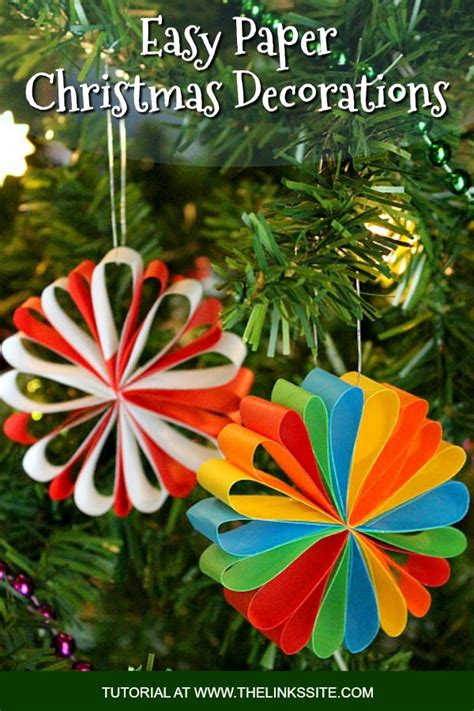 Beautiful Paper Christmas Decorations - The Links Site