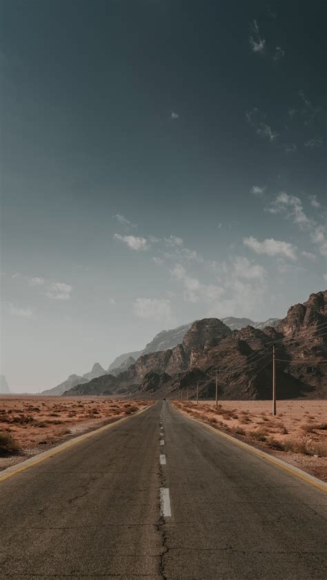 Desert Road Hd Wallpaper - XFXWallpapers