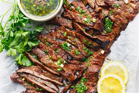 Grilled Skirt Steak With Chimichurri #LaborDay