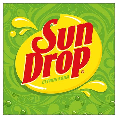 Sundrop Citrus Soda Pop Modern Logo 12 Square Heavy Duty - Etsy