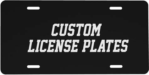 Custom License Plates Personalized License-Plate - 6"x12" Add Your ...