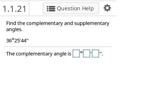 Solved 1.1.19 Question Help Find (a) the complement and (b) | Chegg.com