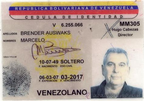 Venezuelan National Id Card