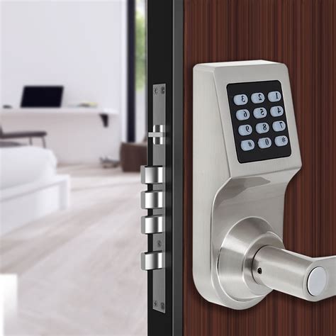 Mgaxyff Security Entry Door Lock, Keyless Keypad Code Lock,4-in-1 Electronic Door Lock Unlocked ...