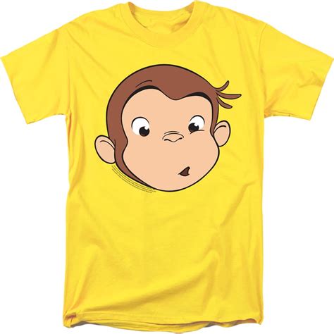 Curious George Curious George Face Unisex Adult T Shirt For Men And Women - Walmart.com