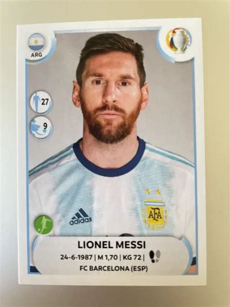 PANINI COPA AMERICA 2021 Argentina Lionel Messi Leo Fc Barcelona Champion ARG20 £19.99 - PicClick UK