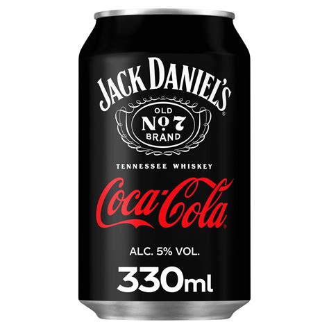 Jack Daniel's and Coca-Cola 330ml | Spirits & Pre-Mixed | Iceland Foods