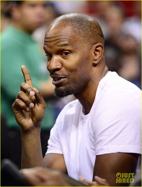 Photo: jamie foxx courtside at miami heat game 08 | Photo 3022069 | Just Jared: Entertainment News