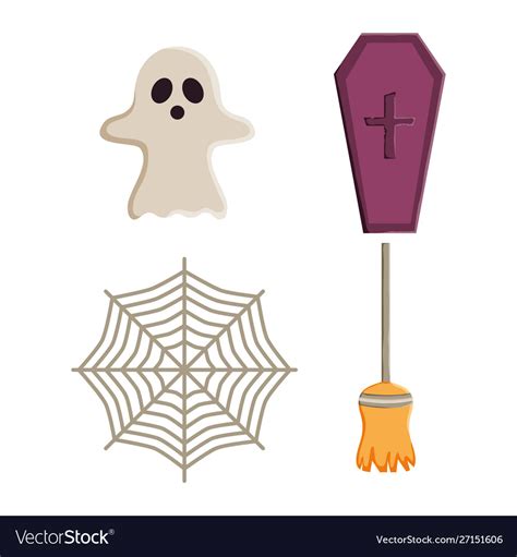 Trick or treat - happy halloween Royalty Free Vector Image