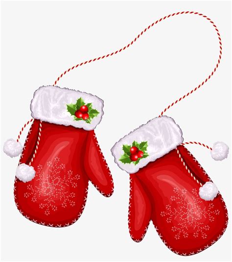 Christmas mittens clipart image transparent free download png – Clipartix