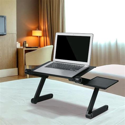 Adjustable Aluminum Laptop Desk(Mouse Pad Included) – Makelifeasy