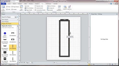 Create Rack Diagram In Visio 2019