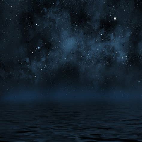 Universe & Ocean - Space - Night Sky - Stars - Ocean - Night Art Print by Walk on Water - X ...