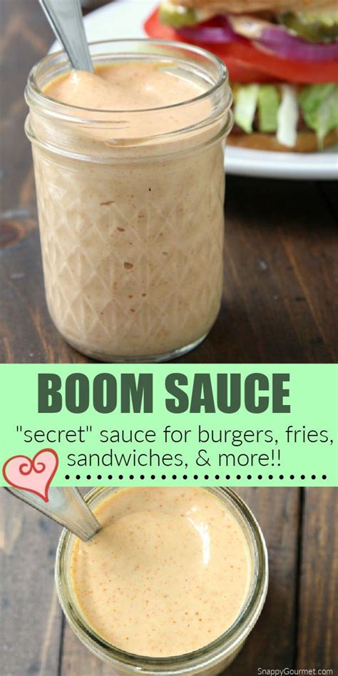 Boom Sauce | Homemade sauce recipes, Condiment recipes, Best sauce recipe