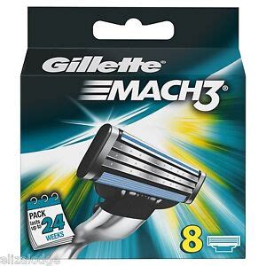 Gillette Mach 3 Razor Blades x 8 7702018263783 | eBay