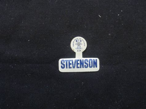 1952 Adlai Stevenson Election Tab – Bill’s Political Shoppe