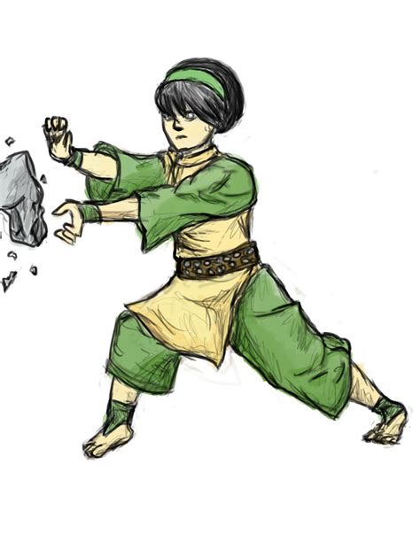 Toph Earthbending by samararh on deviantART