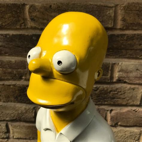 Rare Homer Simpson Resin Statue- 40cm - 1990's - Catawiki