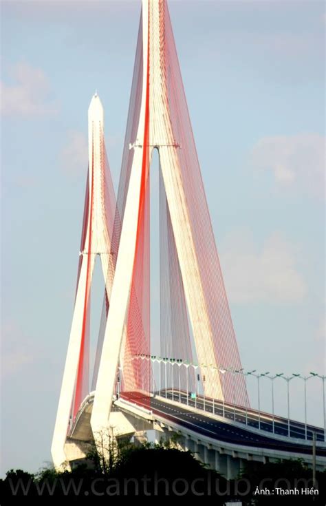 Cần Thơ Bridge (Vietnamese: Cầu Cần Thơ), is a cable-stayed bridge over the Hậu (Bassac) River ...