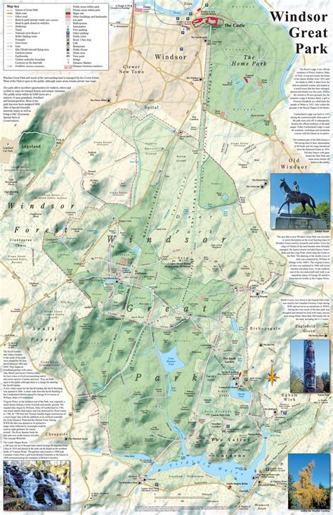 Map of Windsor Great Park: The Essential Maps of Windsor Great Park and ...