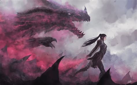 Dragon Girl Wallpapers - Wallpaper Cave