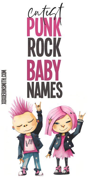 38 Popular Punk Rock Baby Names for Boys and Girls — xoxoerinsmith.com