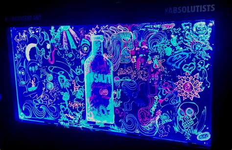 Absolut Fluorescent Art Wall on Behance