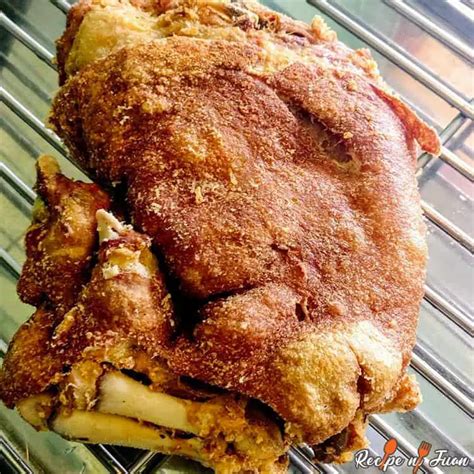 The secret technique to Crispy Pata Pork knuckle (deep-fry it thrice)