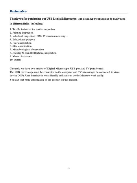 Usb Digital Microscope User Manual | PDF | Device Driver | Usb