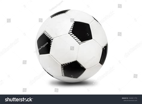 Soccer Ball Isolated On White Background Stock Photo 1043811772 ...