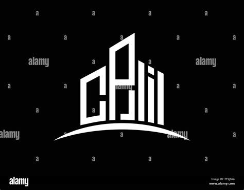 Letter CPI building vector monogram logo design template. Building ...