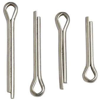 Acero inoxidable A2 pasadores Clevis/pasador DIN 94 4 mm x 36 mm, 10 : Amazon.com.mx ...