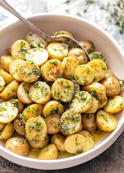 Fried Baby Potatoes with Garlic Brown Butter | Potato recipes side dishes, Baby potato recipes ...