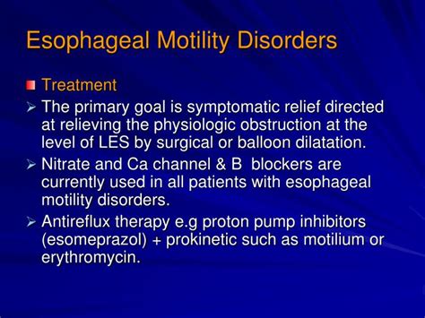 PPT - Esophageal Motility Disorders PowerPoint Presentation - ID:3829796