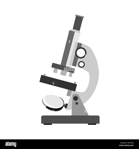 Simple Microscope Optic Learning Vector Illustration Graphic Design ...