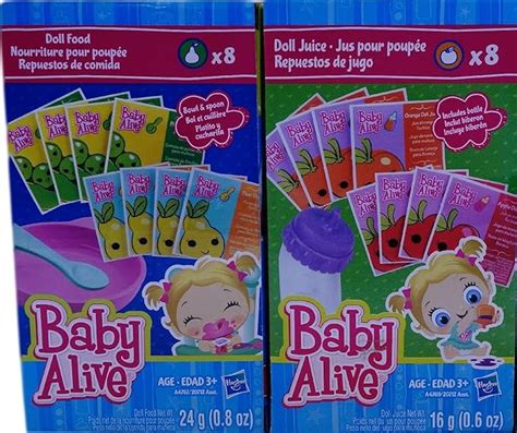 Baby Alive Doll Food & Juice Accessory Pack, Playsets - Amazon Canada