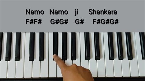 Namo Namo Ji Shankara Tutorial(Chords+Melody) | Kedarnath | Keyboard ...