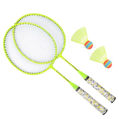 LYUMO Children Badminton Racket with 2 Balls Set Outdoor Sports Game Kids Boys Girls Toy ...